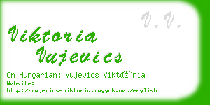 viktoria vujevics business card